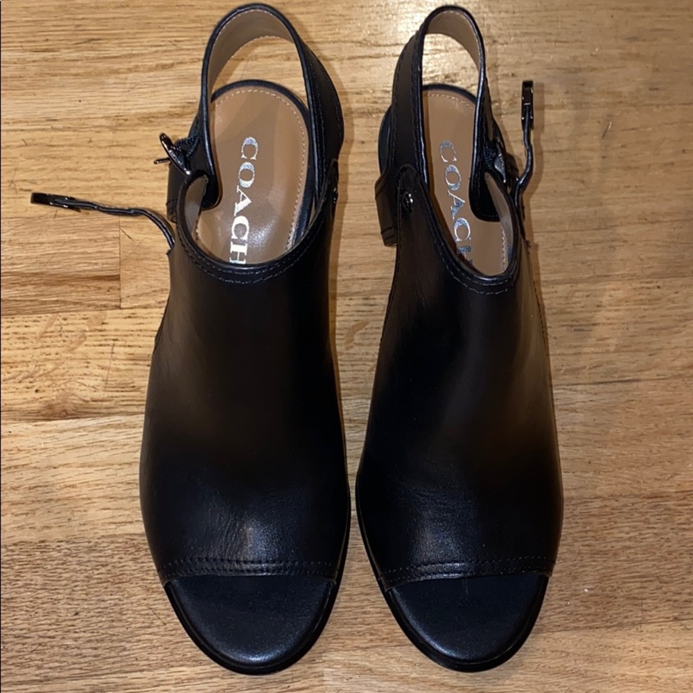 Coach Open toes booties